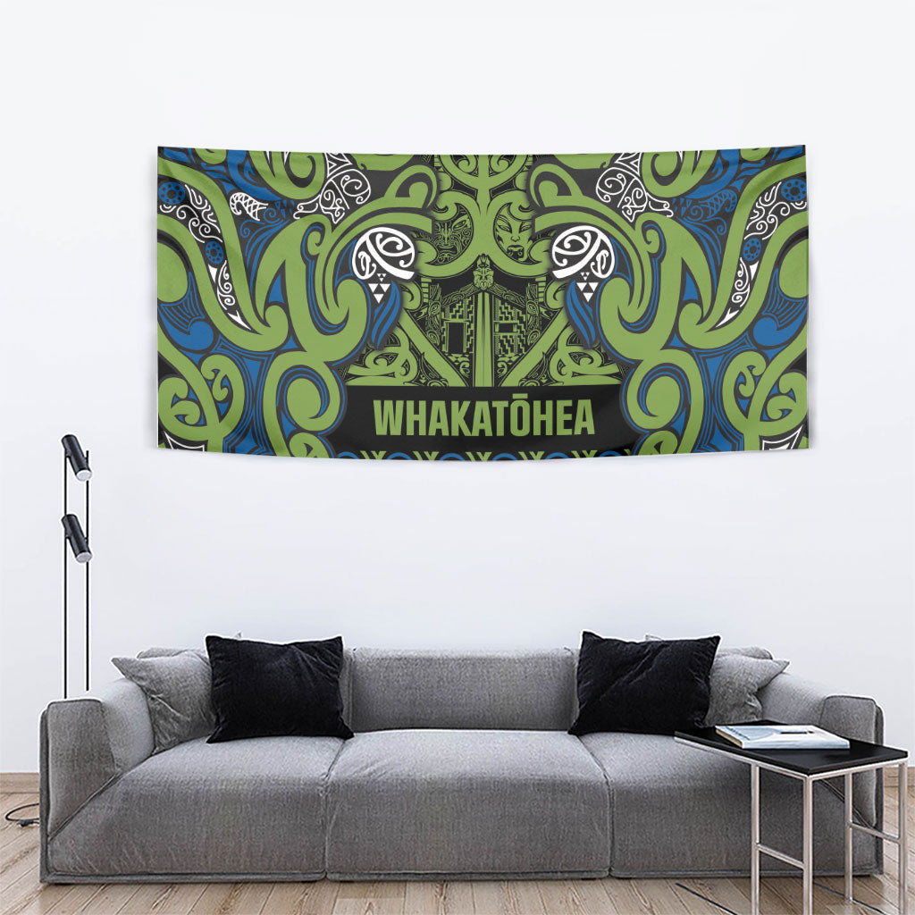 Aotearoa Iwi Whakatohea Tapestry Maori Wharenui House Tribal Pattern