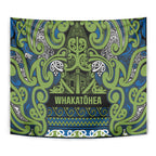 Aotearoa Iwi Whakatohea Tapestry Maori Wharenui House Tribal Pattern
