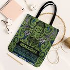 Aotearoa Iwi Whakatohea Tote Bag Maori Wharenui House Tribal Pattern