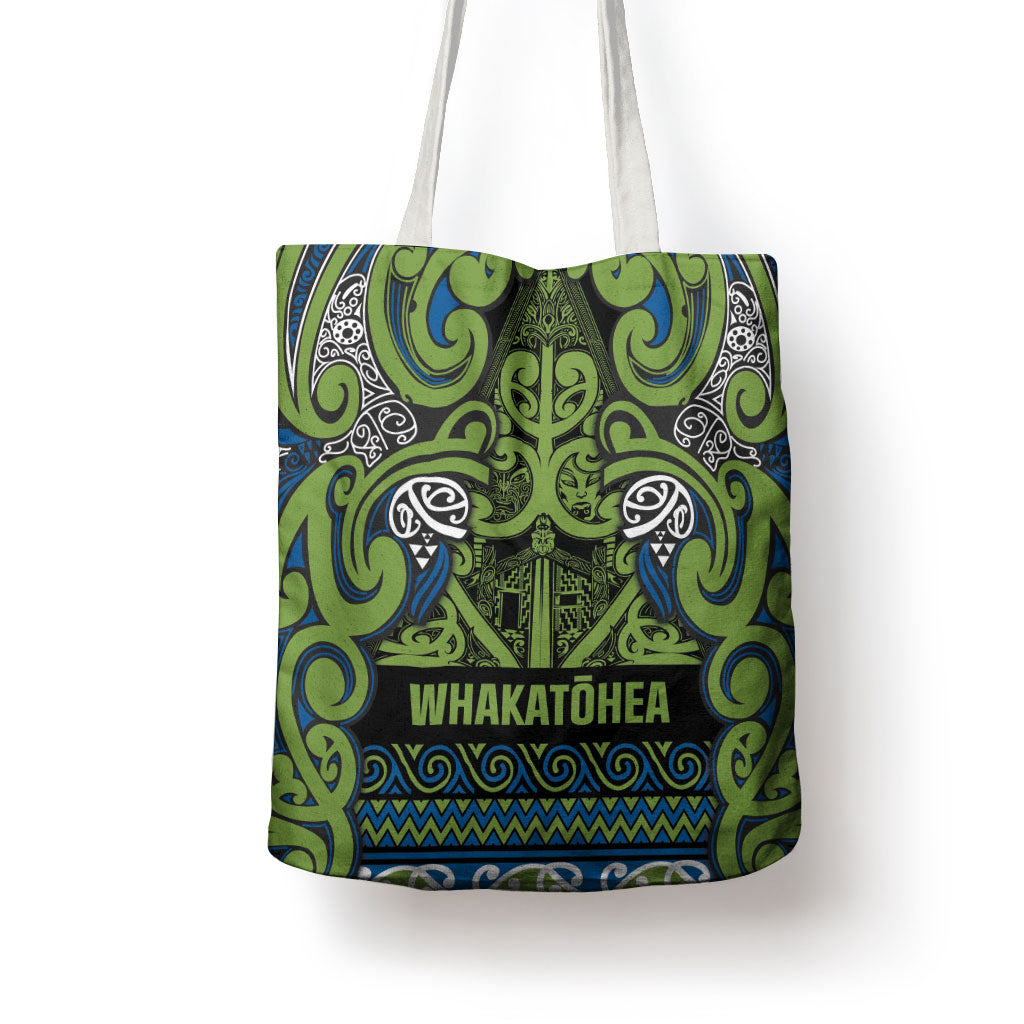 Aotearoa Iwi Whakatohea Tote Bag Maori Wharenui House Tribal Pattern