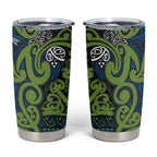 Aotearoa Iwi Whakatohea Tumbler Cup Maori Wharenui House Tribal Pattern