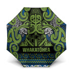 Aotearoa Iwi Whakatohea Umbrella Maori Wharenui House Tribal Pattern
