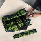 Aotearoa Iwi Whakatohea Umbrella Maori Wharenui House Tribal Pattern