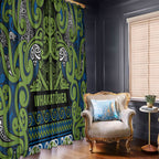 Aotearoa Iwi Whakatohea Window Curtain Maori Wharenui House Tribal Pattern