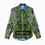 Aotearoa Iwi Whakatohea Women Casual Shirt Maori Wharenui House Tribal Pattern