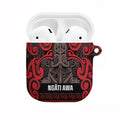 Aotearoa Iwi Ngati Awa AirPods Case Maori Wharenui House Tribal Pattern