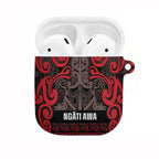 Aotearoa Iwi Ngati Awa AirPods Case Maori Wharenui House Tribal Pattern