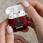 Aotearoa Iwi Ngati Awa AirPods Case Maori Wharenui House Tribal Pattern