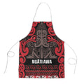 Aotearoa Iwi Ngati Awa Apron Maori Wharenui House Tribal Pattern