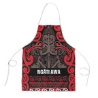 Aotearoa Iwi Ngati Awa Apron Maori Wharenui House Tribal Pattern