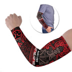 Aotearoa Iwi Ngati Awa Arm Sleeves Maori Wharenui House Tribal Pattern