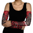 Aotearoa Iwi Ngati Awa Arm Sleeves Maori Wharenui House Tribal Pattern