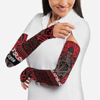 Aotearoa Iwi Ngati Awa Arm Sleeves Maori Wharenui House Tribal Pattern