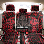 Aotearoa Iwi Ngati Awa Back Car Seat Cover Maori Wharenui House Tribal Pattern