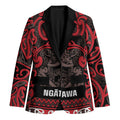 Aotearoa Iwi Ngati Awa Blazer Maori Wharenui House Tribal Pattern