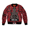 Aotearoa Iwi Ngati Awa Bomber Jacket Maori Wharenui House Tribal Pattern