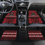 Aotearoa Iwi Ngati Awa Car Mats Maori Wharenui House Tribal Pattern