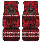 Aotearoa Iwi Ngati Awa Car Mats Maori Wharenui House Tribal Pattern