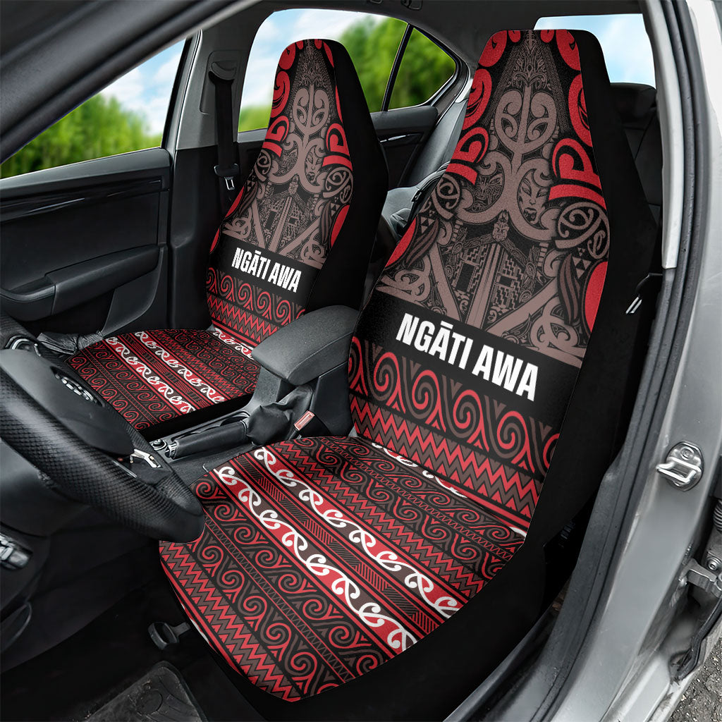 Aotearoa Iwi Ngati Awa Car Seat Cover Maori Wharenui House Tribal Pattern
