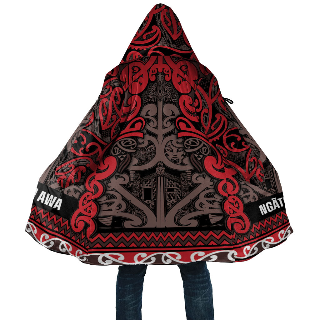 Aotearoa Iwi Ngati Awa Cloak Maori Wharenui House Tribal Pattern