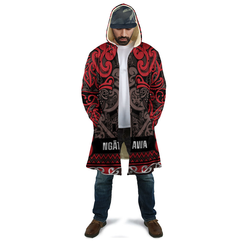 Aotearoa Iwi Ngati Awa Cloak Maori Wharenui House Tribal Pattern