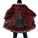 Aotearoa Iwi Ngati Awa Cloak Maori Wharenui House Tribal Pattern