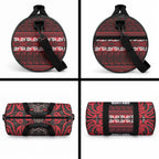 Aotearoa Iwi Ngati Awa Duffle Bag Maori Wharenui House Tribal Pattern