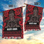 Aotearoa Iwi Ngati Awa Garden Flag Maori Wharenui House Tribal Pattern