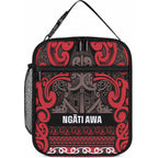 Aotearoa Iwi Ngati Awa Lunch Bag Maori Wharenui House Tribal Pattern