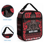 Aotearoa Iwi Ngati Awa Lunch Bag Maori Wharenui House Tribal Pattern