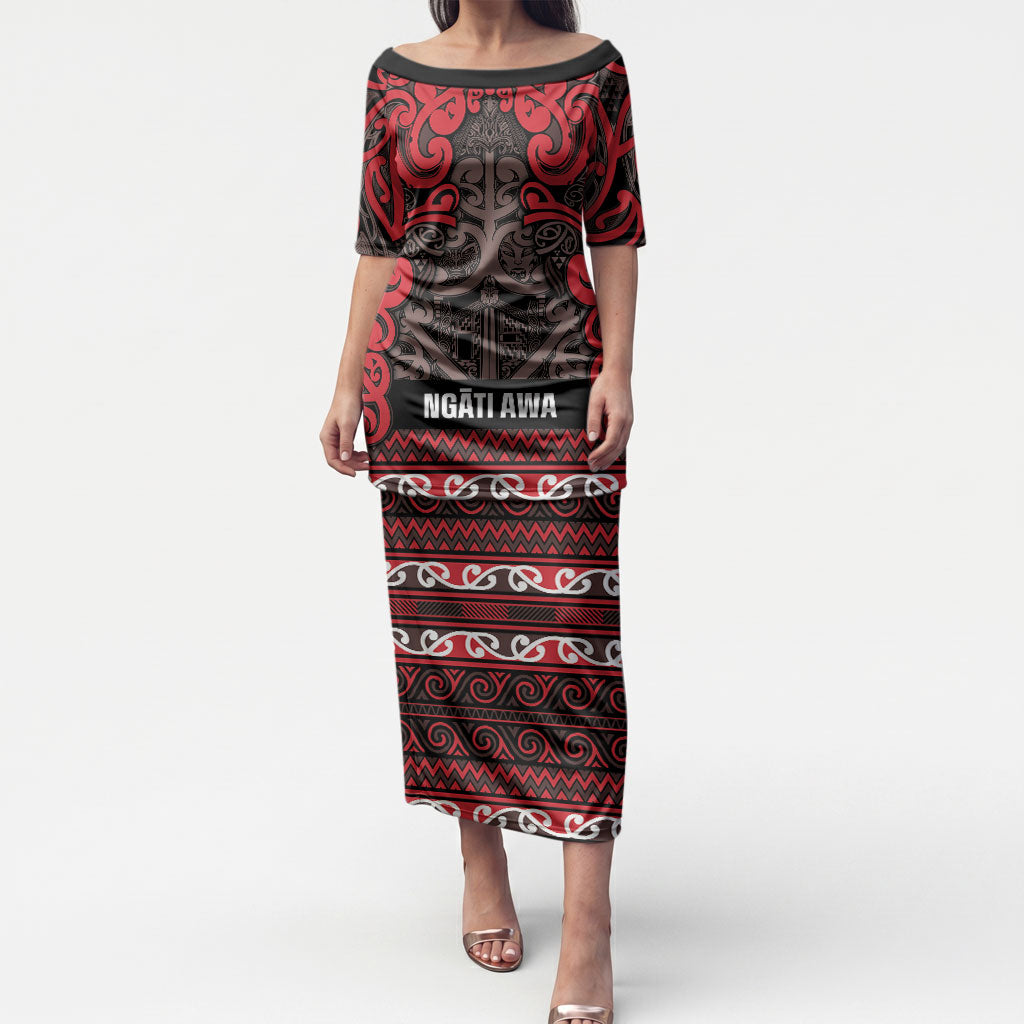 Aotearoa Iwi Ngati Awa Puletasi Maori Wharenui House Tribal Pattern
