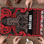 Aotearoa Iwi Ngati Awa Puzzle Maori Wharenui House Tribal Pattern
