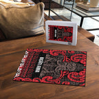 Aotearoa Iwi Ngati Awa Puzzle Maori Wharenui House Tribal Pattern