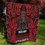 Aotearoa Iwi Ngati Awa Quilt Maori Wharenui House Tribal Pattern