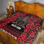 Aotearoa Iwi Ngati Awa Quilt Maori Wharenui House Tribal Pattern
