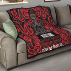Aotearoa Iwi Ngati Awa Quilt Maori Wharenui House Tribal Pattern