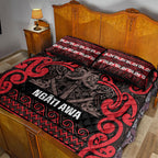 Aotearoa Iwi Ngati Awa Quilt Bed Set Maori Wharenui House Tribal Pattern