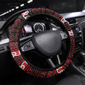 Aotearoa Iwi Ngati Awa Steering Wheel Cover Maori Wharenui House Tribal Pattern