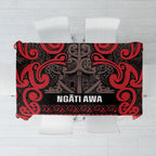 Aotearoa Iwi Ngati Awa Tablecloth Maori Wharenui House Tribal Pattern
