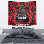 Aotearoa Iwi Ngati Awa Tapestry Maori Wharenui House Tribal Pattern
