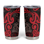 Aotearoa Iwi Ngati Awa Tumbler Cup Maori Wharenui House Tribal Pattern