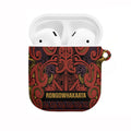 Aotearoa Iwi Rongowhakaata AirPods Case Maori Wharenui House Tribal Pattern