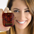 Aotearoa Iwi Rongowhakaata AirPods Case Maori Wharenui House Tribal Pattern