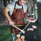 Aotearoa Iwi Rongowhakaata Apron Maori Wharenui House Tribal Pattern