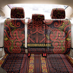 Aotearoa Iwi Rongowhakaata Back Car Seat Cover Maori Wharenui House Tribal Pattern