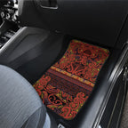 Aotearoa Iwi Rongowhakaata Car Mats Maori Wharenui House Tribal Pattern