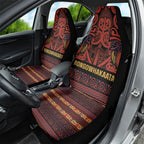 Aotearoa Iwi Rongowhakaata Car Seat Cover Maori Wharenui House Tribal Pattern