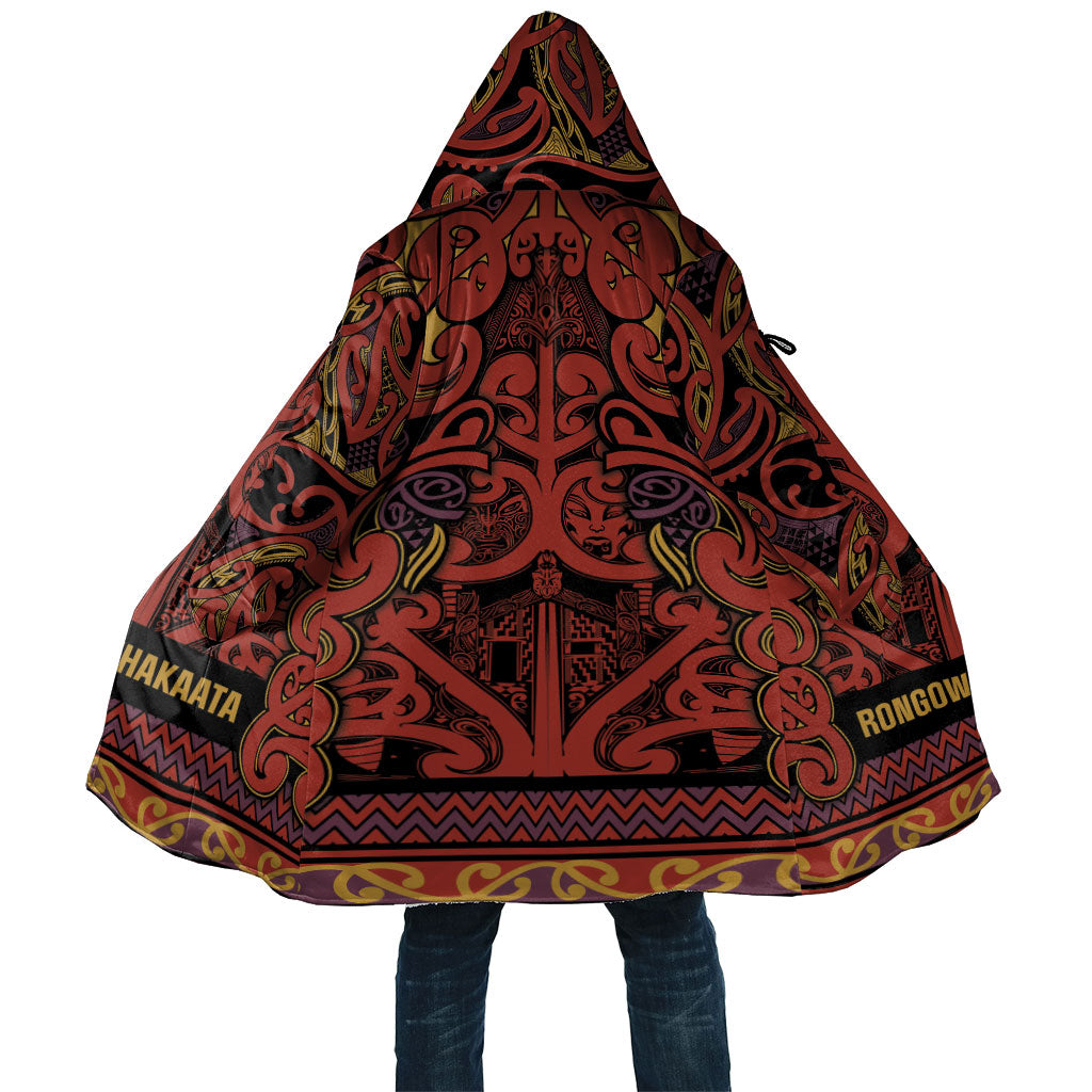 Aotearoa Iwi Rongowhakaata Cloak Maori Wharenui House Tribal Pattern