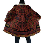 Aotearoa Iwi Rongowhakaata Cloak Maori Wharenui House Tribal Pattern