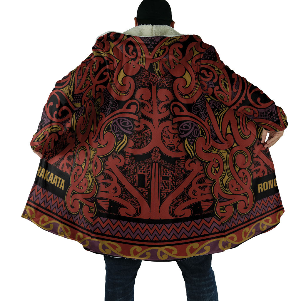Aotearoa Iwi Rongowhakaata Cloak Maori Wharenui House Tribal Pattern